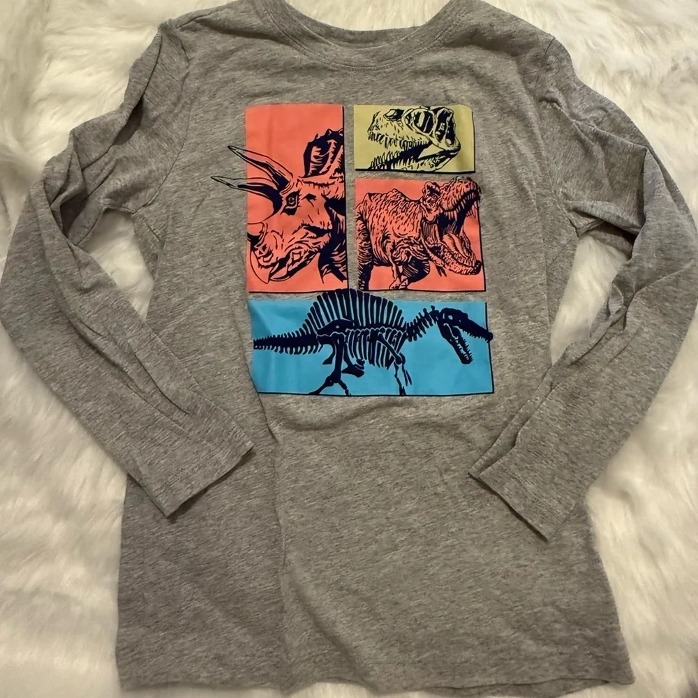 Boys Carter’s Dino Long Sleeve Tee